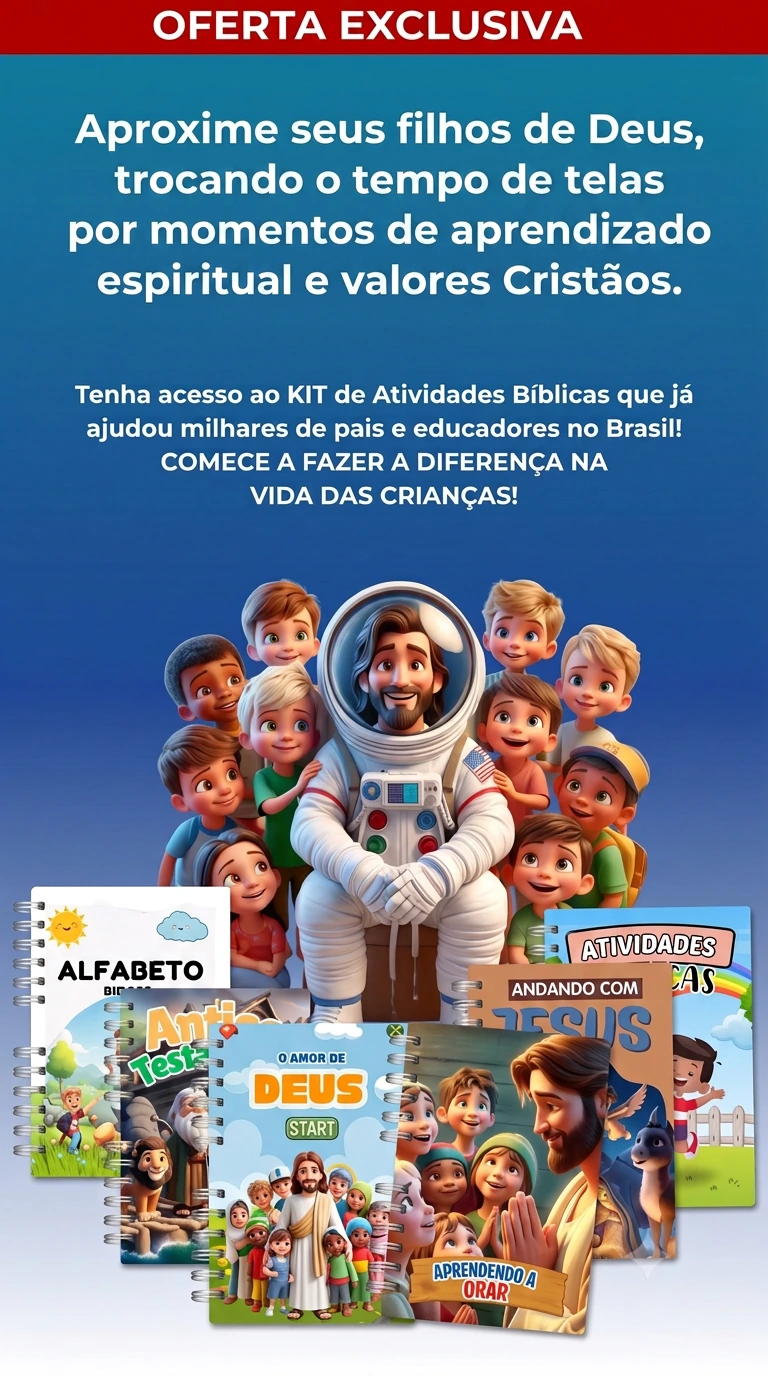 Kids da Fé — Oferta Exclusiva: Aproxime seus filhos de Deus com o Kit de Atividades Bíblicas